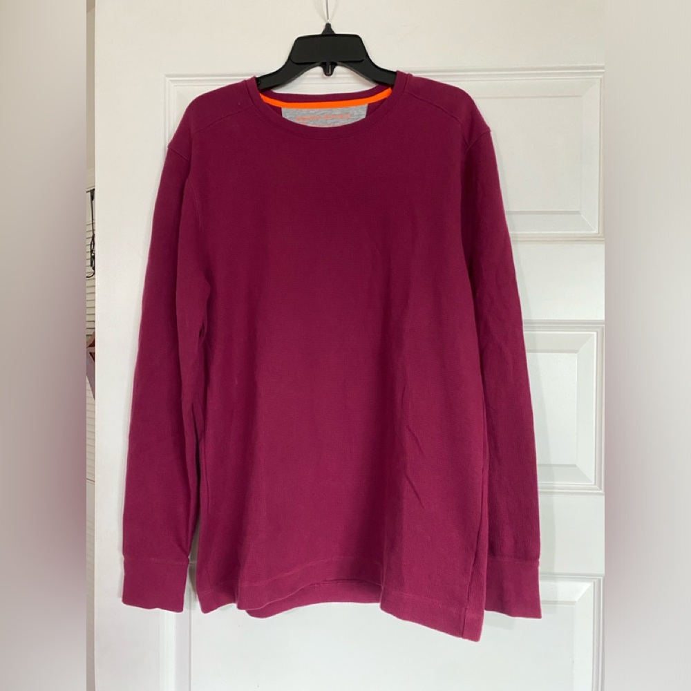 EUC Banana Republic men’s burgundy waffle sweater